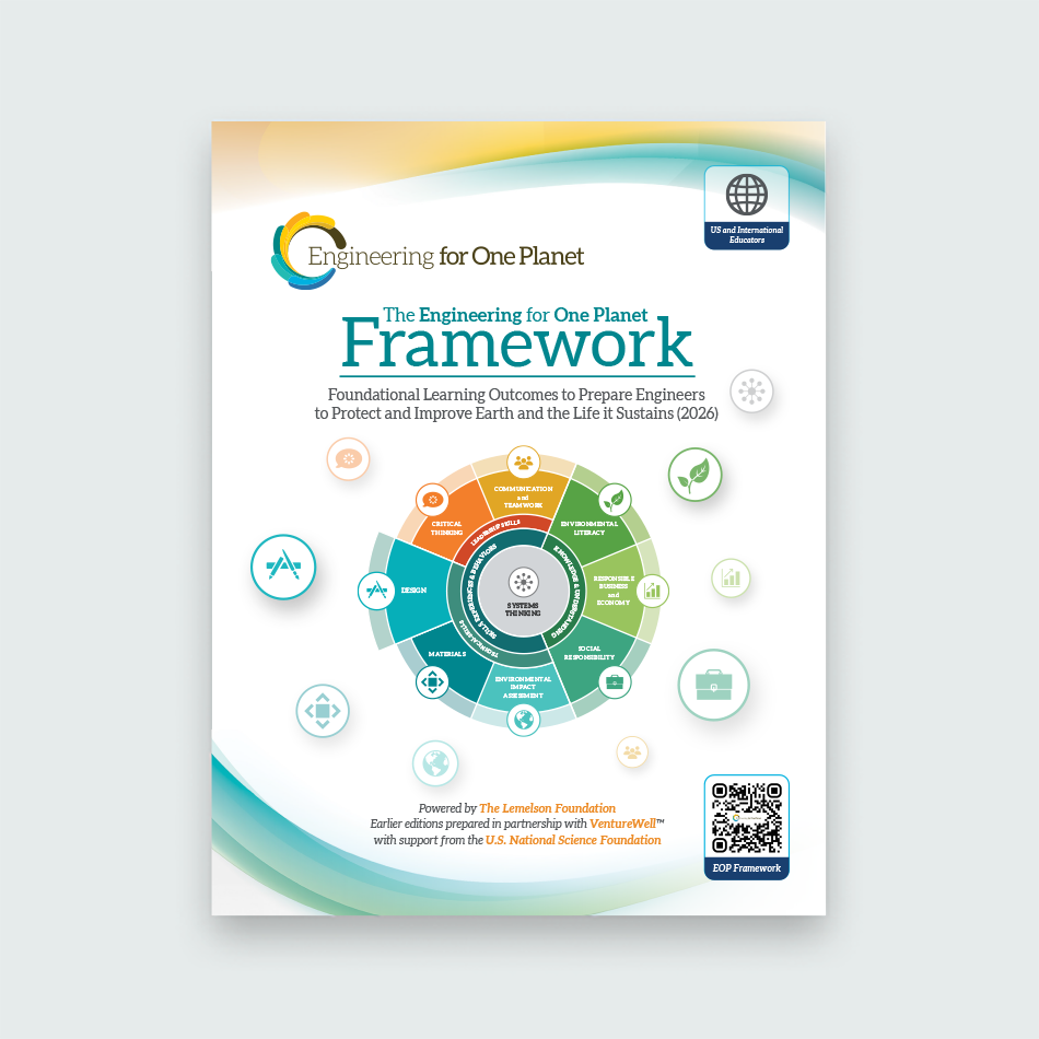 The cover of 'Engineering for One Planet Framework' updated 2026