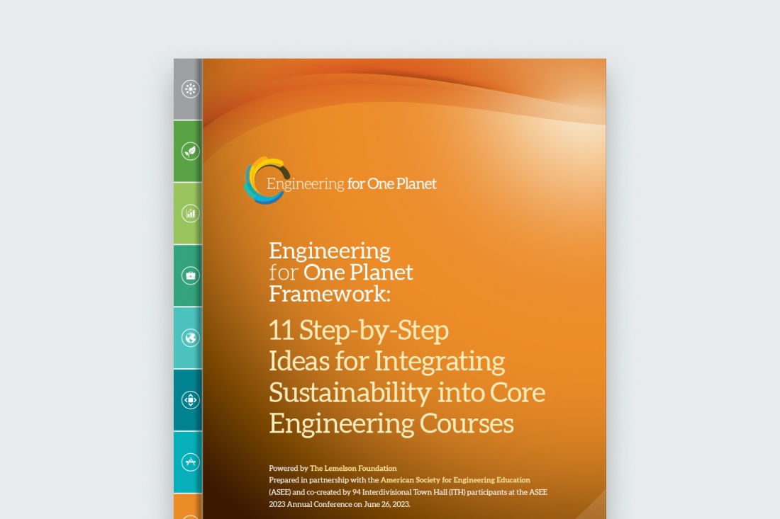 Engineering for One Planet Framework: 11 Step-by-Step Ideas for Integrating Sustainability into Core Engineering Courses
