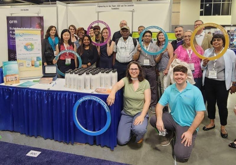 Members of the EOP community at the ASEE Annual Conference EOP booth.
